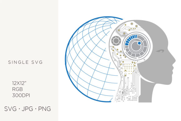 Robot, Artificial Intelligence Graphics
