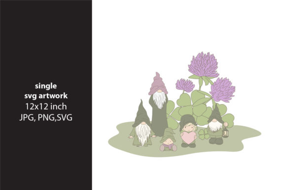 Shamrock Flower Graphics & Illustrations