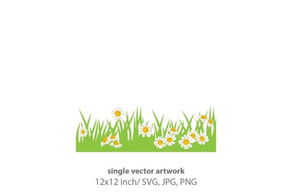 Spring Flowers Border: Graphics for Creative Design