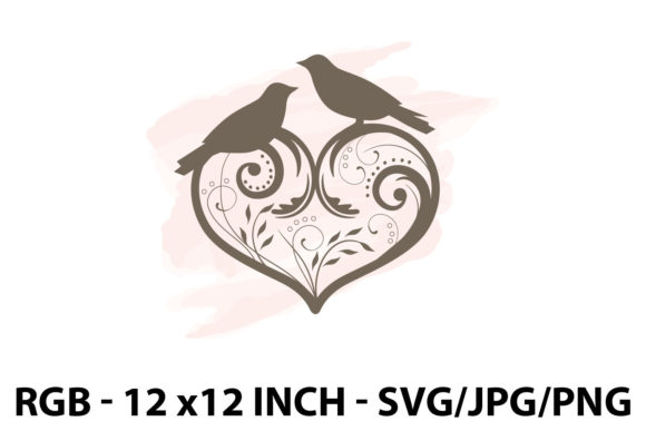Two Birds on a Heart Branch: Graphics and Illustrations for Creative Publishing